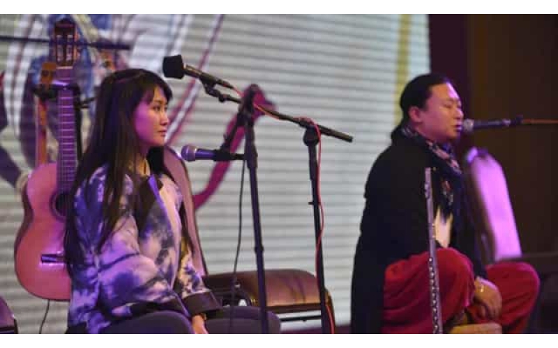 敦煌2021一路向西新年音樂(lè)會(huì)在敦煌山莊舉辦